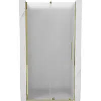 Mexen Velar schuifdouchedeur 100 , mat, goud - 871-100-000-31-50
