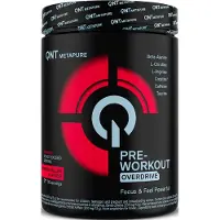 QNT Metapure Preworkout Overdrive Raspberry Killer 390 g Poeder