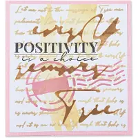 SIZZIX Layered stencils scroll text -