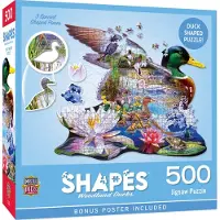 Masterpieces Baby Fanatics 32290: Contours - Bos En Eendjes 500Pc Vormen Puzzel
