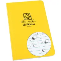 Rite in the rain Universal Soft Cover Book 374, 4 5/8" x 7", Yellow, notitieboek