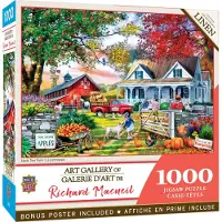 Master Pieces 1000 Stuk Puzzel voor Volwassenen, Familie of Jeugd - Appelboom Farm - 19.25"x26.75"