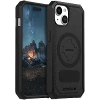 Rokform - iPhone 15 hoesje Rugged Series Magnetische iPhone 15 hoesje met RokLock Twist Lock Drop Tested Armor Zwart
