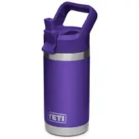 Yeti Rambler Jr. 12 oz kinderfles met rietje (Peak Purple)