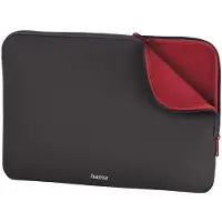 Hama Neopreen", tot 30 cm (11,6 (11.60", Universeel), Laptoptas, Grijs, Rood