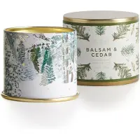 Illume Noble Holiday Collectie Balsam & Cedar Blik Kaars, 11.8 oz