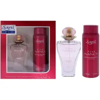 Sapil Nancy Pink van voor dames - 2-delige geschenkset 1,7 oz EDP-spray, 5,1 oz D