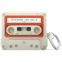 Elago Samsung Galaxy Buds 3 & 3 Pro Hoesje - Cassette Tape Design met Carabiner - Volledige Bescherming - Accessoires voor Mannen en Vrouwen