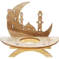 Jojomino Kandelaar Bruiloft kaarsenhouder retro kleur houten klassieke ambachtelijke kaarsenhouder bruiloft thuis dinerdecoratie