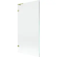 Mexen Lunar L douchewand 1-delig 90 x 150 , transparant, geborsteld goud - 897L-090-000-55-00