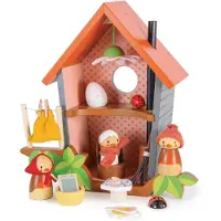 Tender Leaf Toys Preschool - Roodborstje Nestkast - 27X10,50X26,50Cm - Hout - 3 Jaar