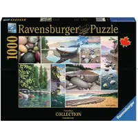 Ravensburger Canadese collectie: West Coast Tranquility 1000-delige puzzel voor volwassenen - 17469 - Elk stukje is uniek Softclick-technologie betek