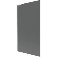 Mexen Next L badwand 1-delig 100 x 150 , grafiet, wit - 895-100-000-03-40-20