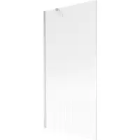 Mexen Next badwand paravent 1-delig 90 x 150 , strepen, geborsteld nikkel - 895-090-000-00-09-97
