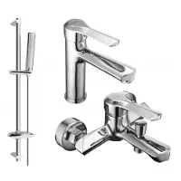 Mexen Sabre DB72 badset, chroom - 72103DB72-00