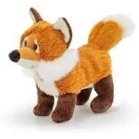 Trudi Sweet Collection Knuffel Vos 11 cm - Hoge kwaliteit pluche knuffel - Knuffeldier voor jongens en meisjes - Bruin - 6x9x11 cm maat XXS