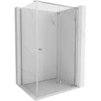 Mexen Mist-F opvouwbare douchecabine rechts 110 x 80 , transparant, chroom - 8A6T-110-080-01-00-P