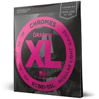 Daddario ECB81-5SL 5-String Bass Guitar Strings Light 45-132