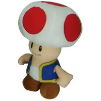 Nintendo Offici?le Super Mario Toad-knuffel, 8"