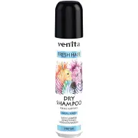VENITA FABRYKA KOSMETYKÓW SP. Z O.O. Natuurlijke VOLUME DRY Shampoo Droogshampoo FRESH - Mannen en Vrouwen - ELK HAARTYPE zonder SLS en Parabenen - SPRAY 75ml