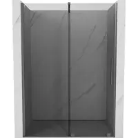 Mexen Velar schuifdouchedeur 160 , grafiet, gun metal - 871-160-000-41-95
