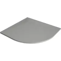 Mexen Bert halfcirkel douchebak SMC 80 x 80 , grijs - 4KR618080