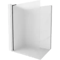 Mexen Kioto L douchewand Walk-in 120 x 200 , matglas, zwart - 800-120-103-70-30