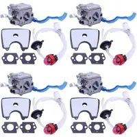 Spactz 4x carburateur met lucht- en brandstoffilterlijnafstelling voor 125B, 125BX en 125BVX bladblazeronderdelen C1Q-W37