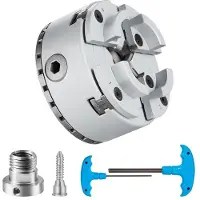 OEM Mandrin de Tour KP96--4 Mors van 3,75 po Diameter-Mandrin Autocentrant in Metaal, voor Draaibanken, Slijpmachines en Freesmachines