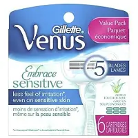Gillette Venus Embrace Sensitive Scheermesjes voor vrouwen 6 navullingen