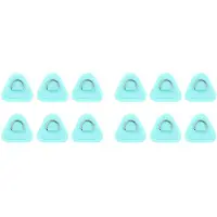 Tlily 12 STKS D-Ring Patch voor Opblaasbare Boot Kajak Dinghy , D-Ring PVC Patch Stand- Paddleboard Kano Rafting Groen