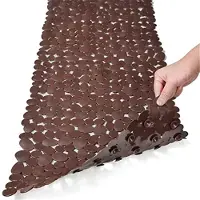 Typecat Badmat van kiezelsteen voor in bad tot antislip badmat in de douche (zwart)
