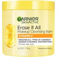 Garnier Erase It All Makeup Cleansing Balm met Vitamine C 119g – Gezichtsreiniger & Make-up Remover – Verhelderende Balm