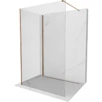 Mexen Kioto douchewand Walk-in 140 x 110 , transparant, roze goud - 800-140-212-60-00-110