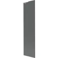 Mexen Next L badwand éénvleugelig 50 x 150 , grafiet, wit - 895-050-000-03-40-20