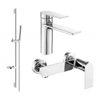 Mexen Zero DS70 doucheset, chroom - 71104DS70-00