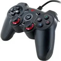 Schwaiger USB Gaming Controller Gamepad Pad 2x Vibration voor PC PS3 Android TV
