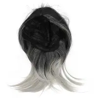 ABOOFAN 1Bob Pruik Multi Kleur Kort Rechte Natuurlijke Gradient Haze