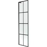 Mexen Next L badwand 1-delig 50 x 150 , zwart raster, zwart - 895-050-000-03-77-70