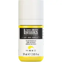 Taidepiste Professionele zachte body acrylverf 59ml (2-oz) fles geel medium azo