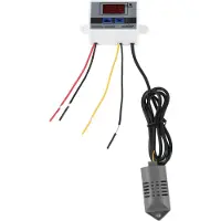 Typecat Digitale vochtigheidsregelaar, hygrometer, schakelaar, 0~99% RV, hygrostaat met sensor, AC220V