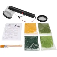 Jojomino Vlokkenset Statische Gras Applicator ABS Mini Machine met Antislip Handvat voor DIY Scenic Tafel