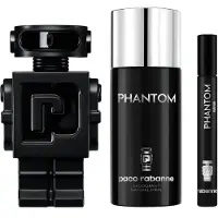 Paco Rabanne Phantom Giftset - 100 ml parfum spray + 10 ml parfum tasspray + 150 ml deospray - cadeauset voor heren