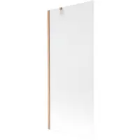 Mexen Next badwand scherm 1-vleugel 80 x 150 , mat, geborsteld koper - 895-080-000-00-30-65