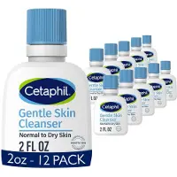 Cetaphil - Face Wash - Hydrating Gentle Skin Cleanser - Dry to Normal Sensitive Skin - Travel size - 59ml