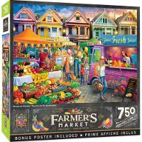 Masterpieces 750-delige puzzel voor volwassenen, familie of jeugd - Weekendmarkt - 18x24"
