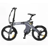 DYU Vouwbare elektrische fiets -T1 - Bereik 60 km - Afneembare batterij 10 Ah - Motor 250 W - Banden 20"