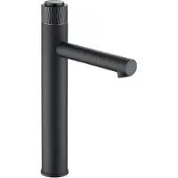 Mexen Diamond hoge wastafelkraan, zwart - 71510-70