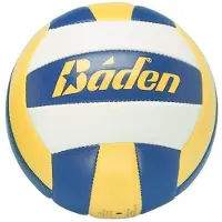 Båden Beach- und Indoor-Volleyball - Blau/Weiß/Gelb Steppbezug