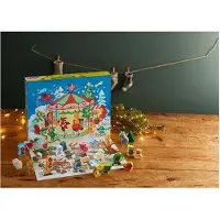 Haba Adventskalender - - Mijn eerste Adventskalender - 24 houten figuren - Verhalenboek - 3D
